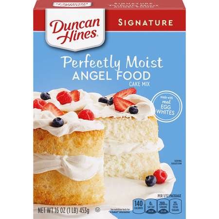 Duncan Hines Sign Angel Food Cake Mix 16 oz., PK12 -  4420941900